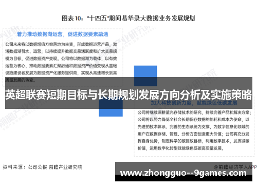 英超联赛短期目标与长期规划发展方向分析及实施策略